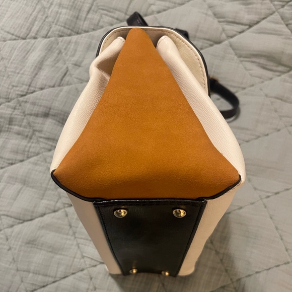 Antonio Melani Handbag- Black, White & Brown - Picture 3 of 8